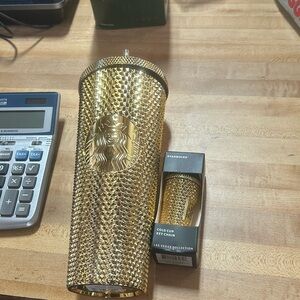 Starbucks Las Vegas Collection Bling Studded Cold Cup 2023 Tumbler and Keychain